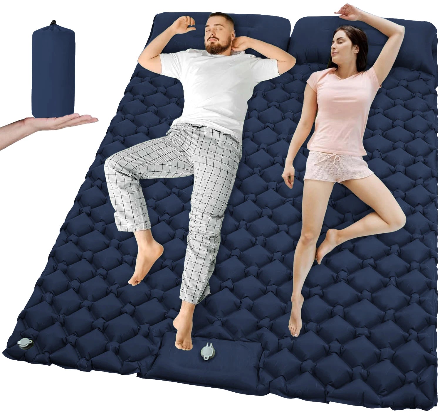 Double Inflatable Sleeping Pad