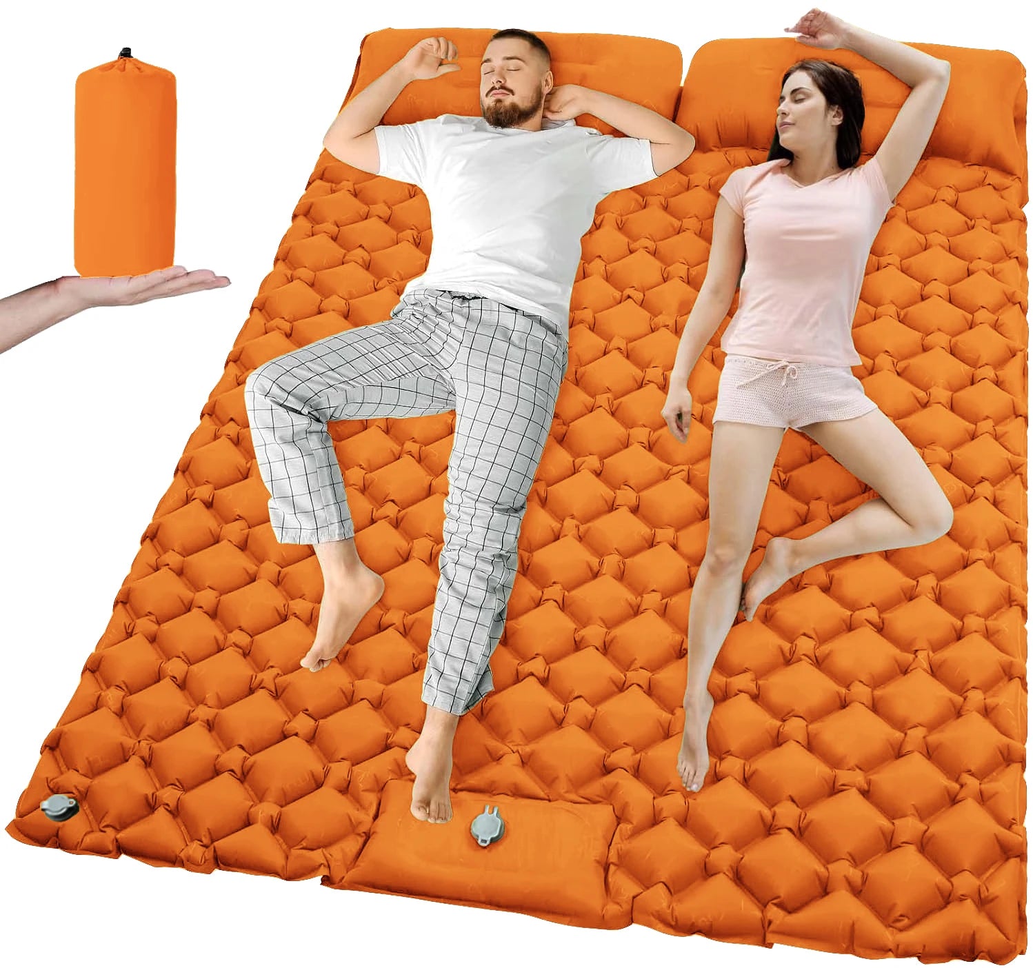 Double Inflatable Sleeping Pad