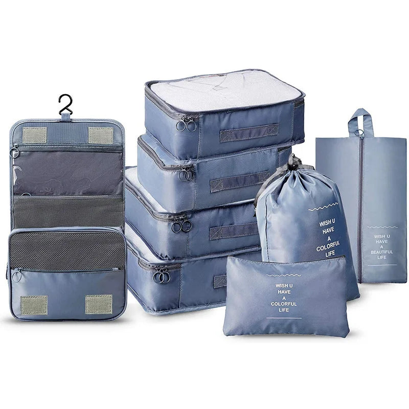 8 Pieces Travel Packing Cubes