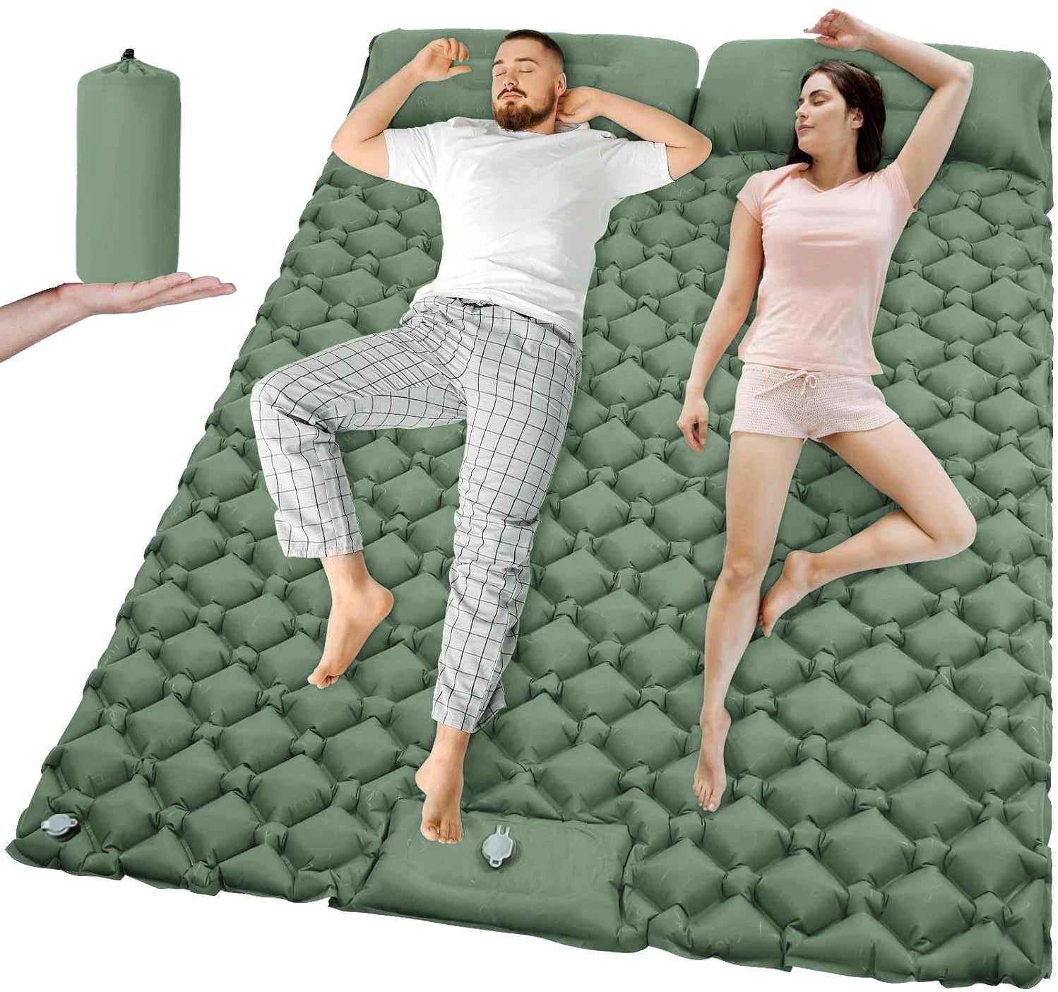 Double Inflatable Sleeping Pad