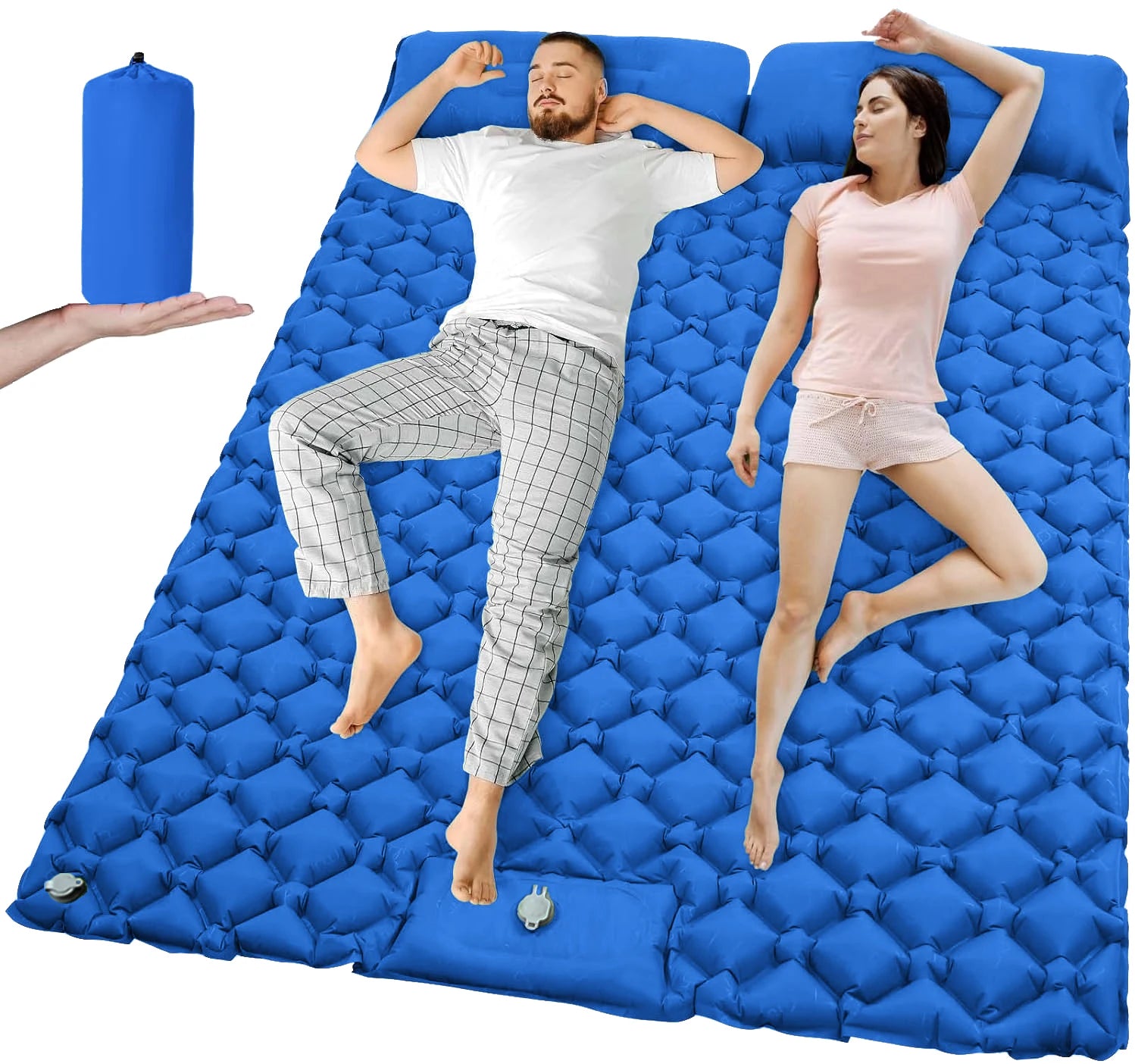 Double Inflatable Sleeping Pad