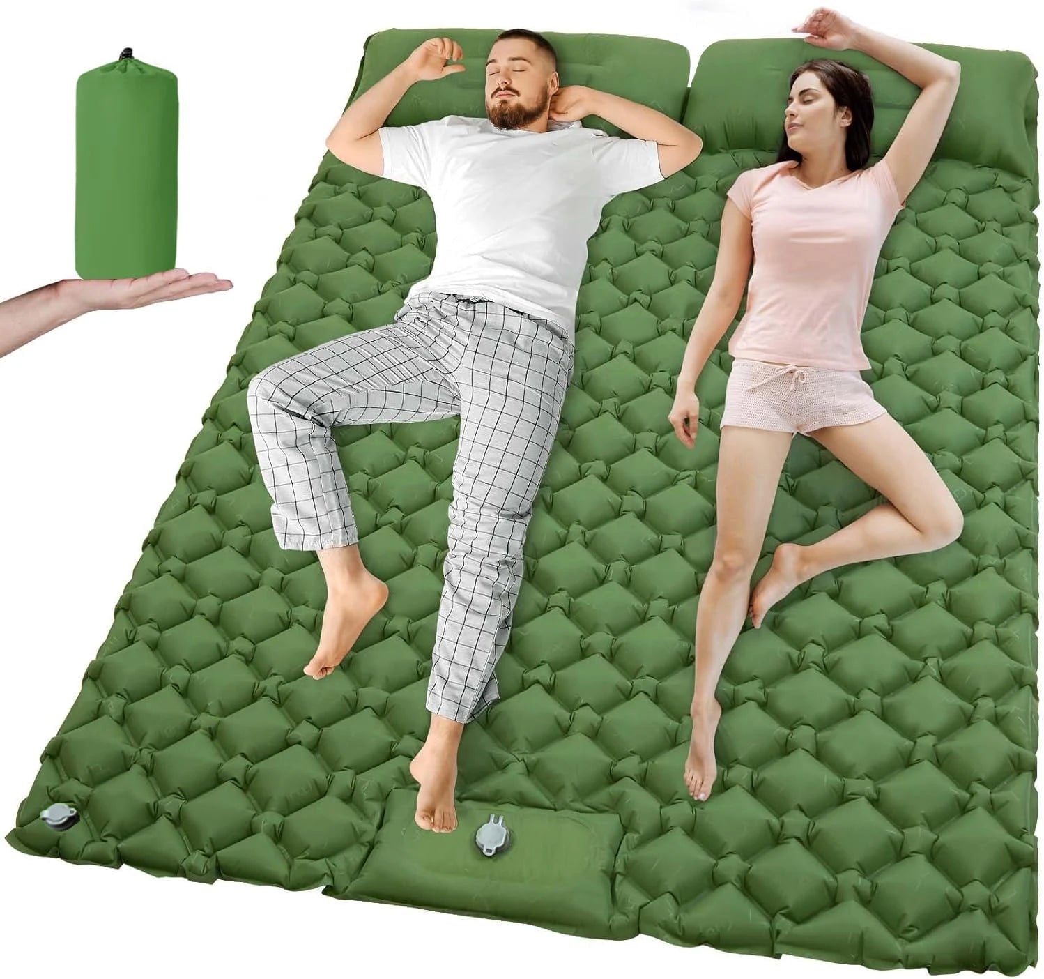 Double Inflatable Sleeping Pad