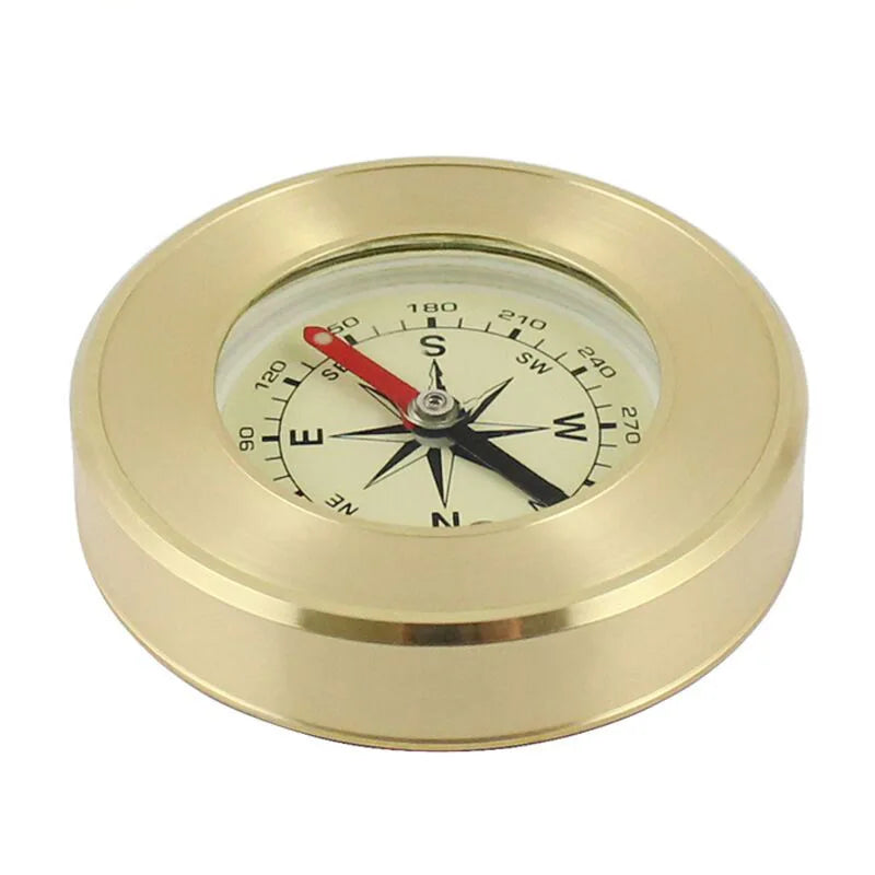 Bronze Portable Navigation Compass