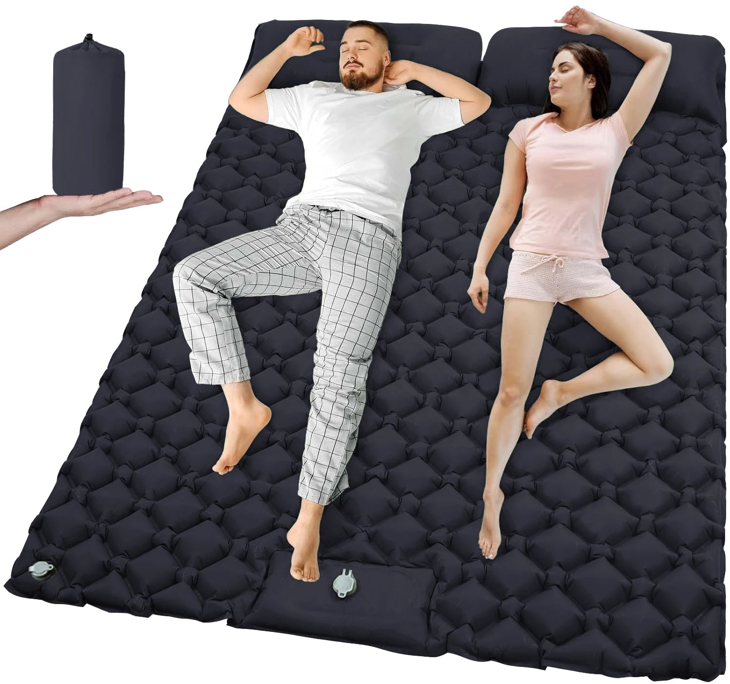 Double Inflatable Sleeping Pad